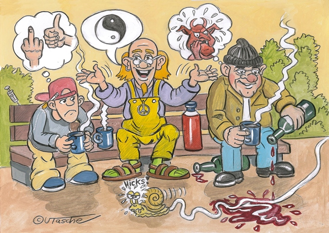 Voehls Welt: Das philosophische Kneipen-Terzett Voehls Welt Mai 2015