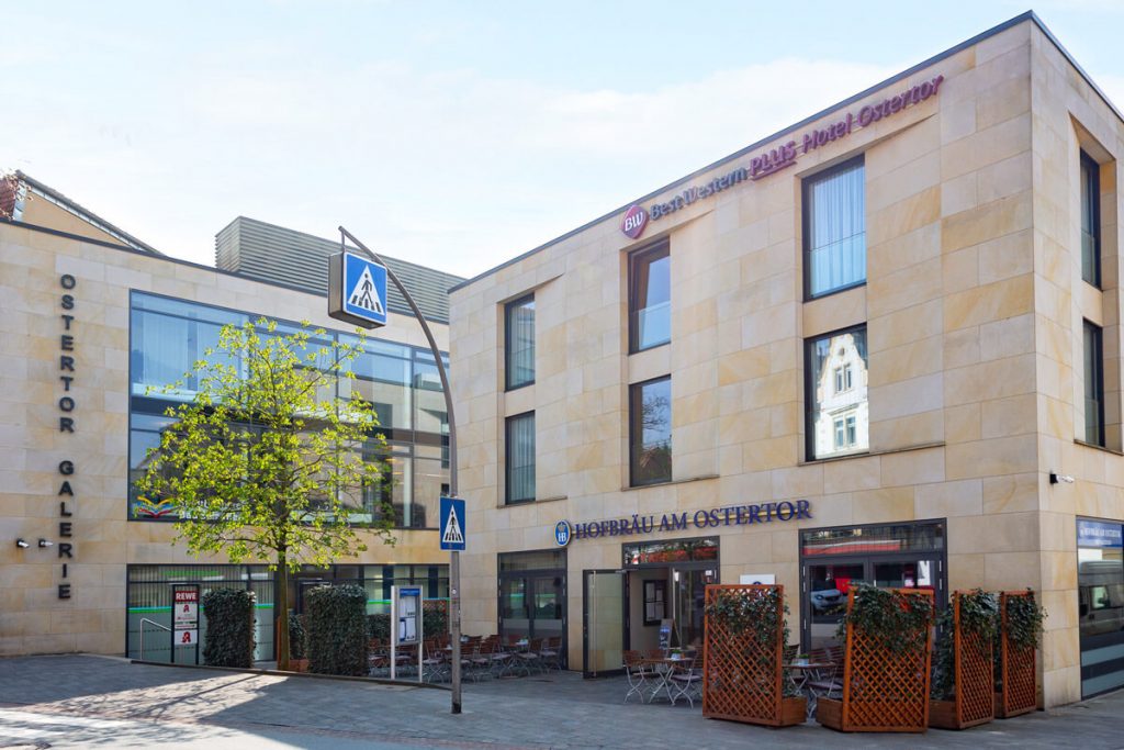 Außenansicht Ostertor Galerie, Best Western Plus Hotel Ostertor, Hofbräu am Ostertor