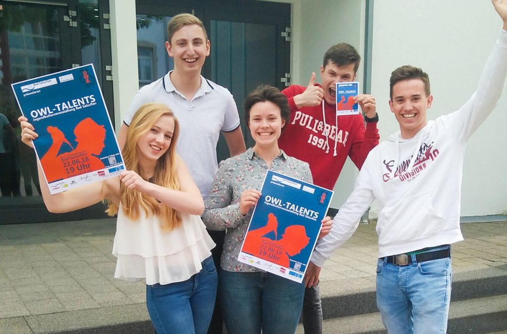 Oberstufenschüler der Gesamtschule Aspe