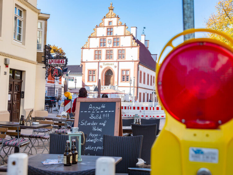 Baustelle in der Innenstadt