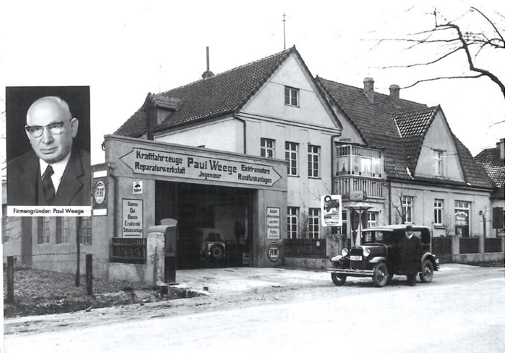 KFZ-Werkstatt Weege in Holzhausen-Sylbach, 1919