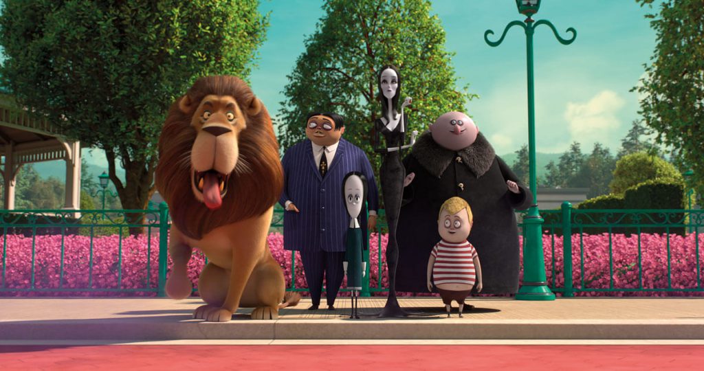 Szenenbild aus dem Kinofilm Die Addams Family 2019