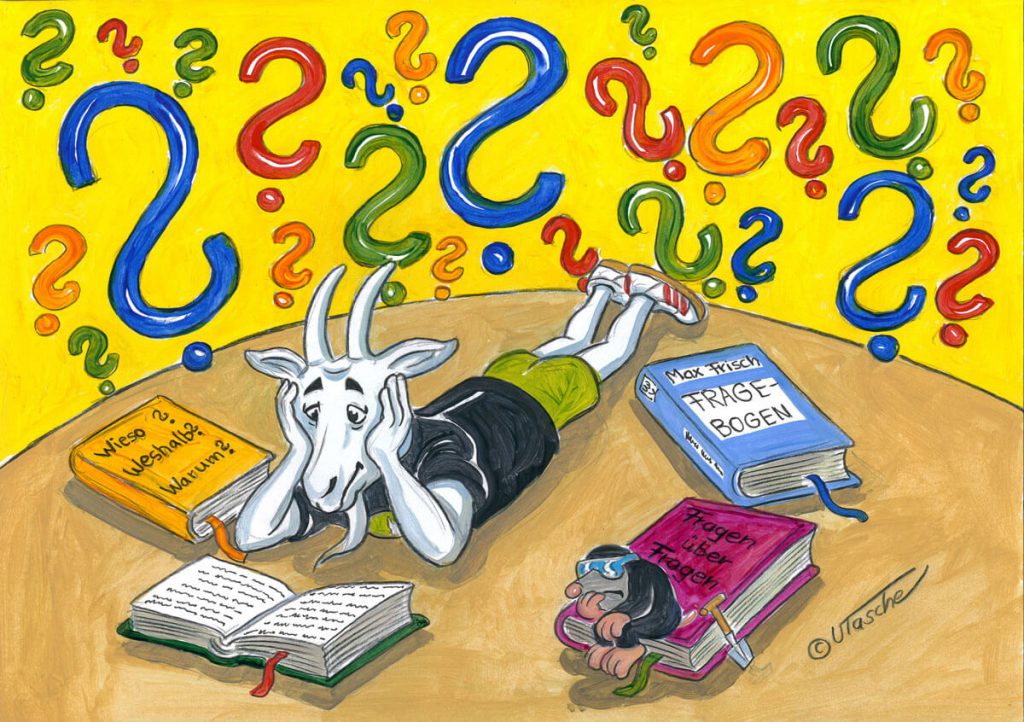 Illustration zu Voehls Welt: Wieso weshalb warum eigentlich?