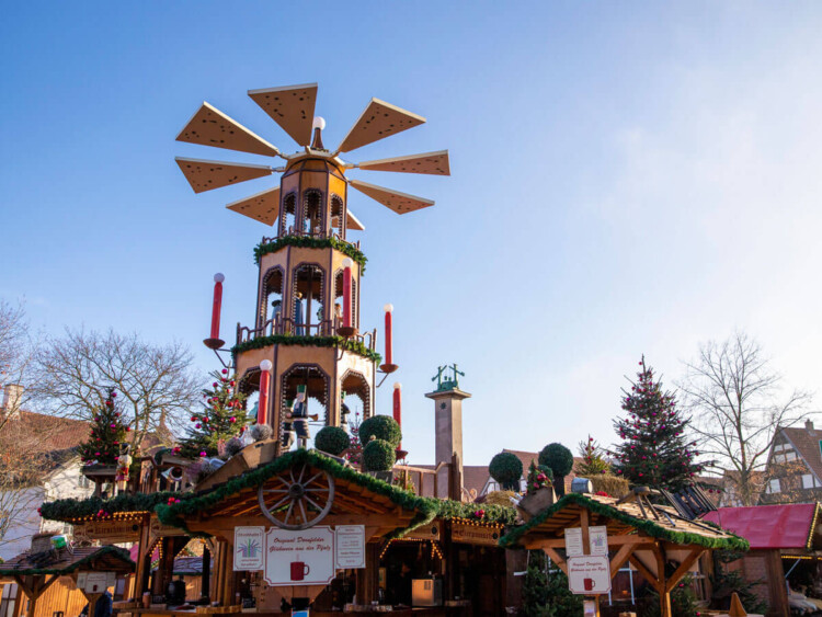 Weihnachtspyramide auf dem Bad Salzufler Weihnachtstraum