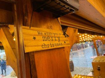 Merry Christmas Schild