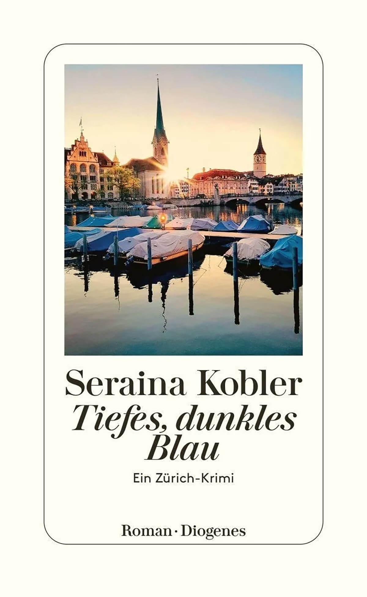 Buchtitel Tiefes, dunkles Blau von Seraina Kobler