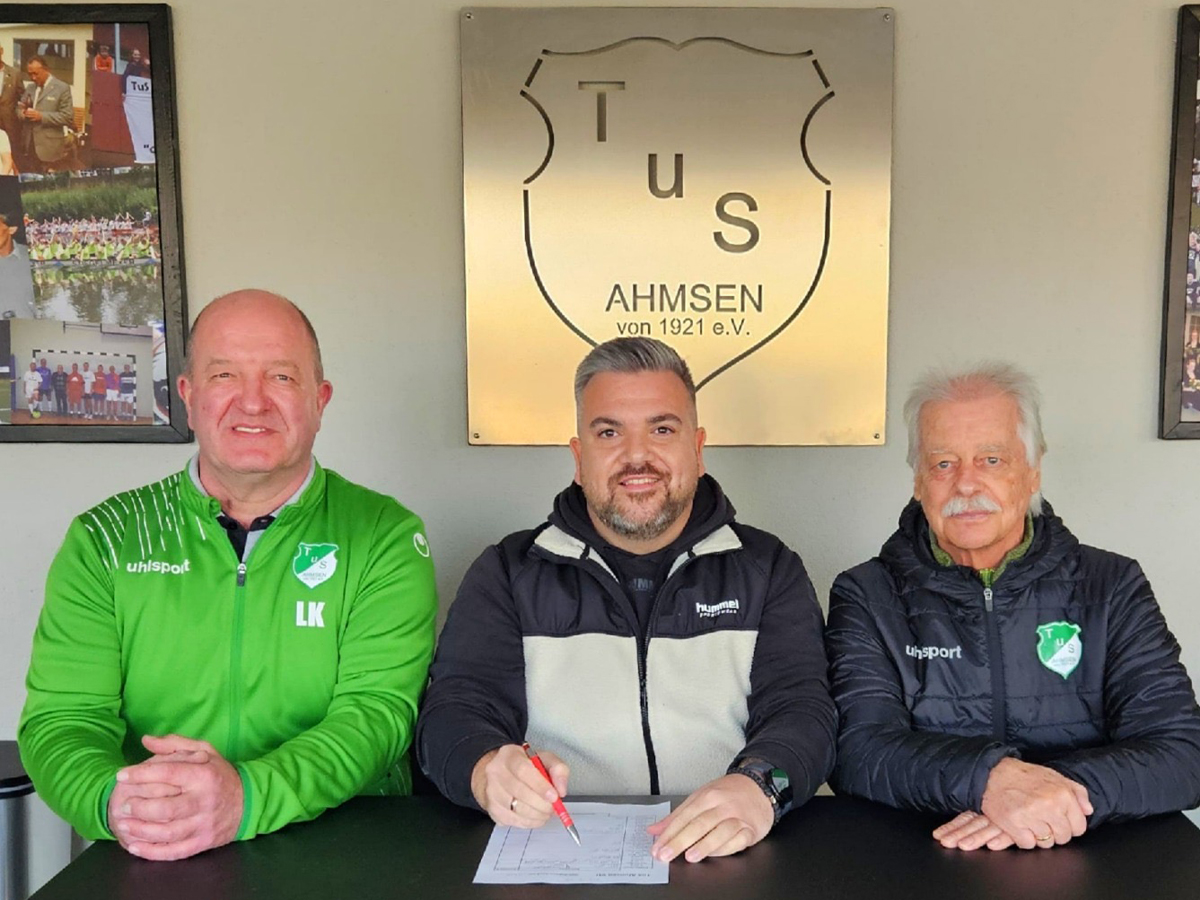 Foto vom neuem sportlichen Leiter des TuS Ahmsen